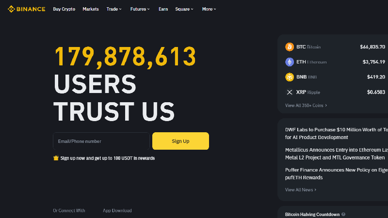 Binance криптовалютная биржа с низкой комиссией.