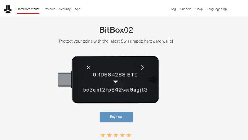 BitBox02 анонимный криптокошелек с no-KYC.