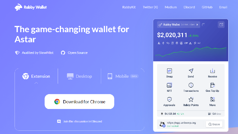 Rabby анонимный криптокошелек с no-KYC.