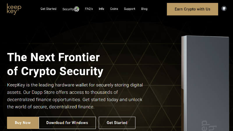 Криптовалютный кошелек KeepKey.
