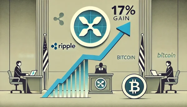 Превзойдя рост биткоина, XRP взлетел на 17 % на фоне закрытия дела Ripple-SEC